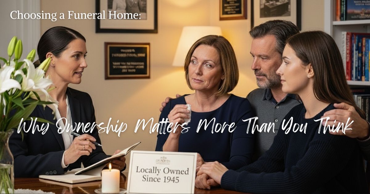 Choosing a Funeral Home: Why Ownership Matters More Than You Think