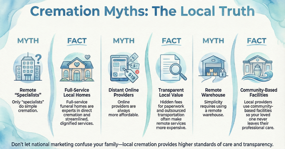 Cremation Myths Debunked: Cost, Care, and the Value of Local Connection