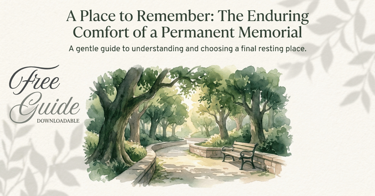 A Place to Remember: The Enduring Comfort of a Permanent Memorial