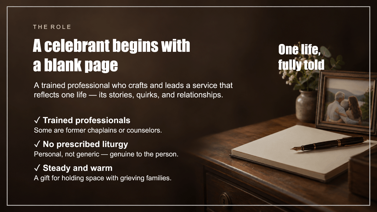 How a Funeral Celebrant Can Help Your Family — image 4